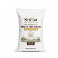 Sheba White Teff Grain 25lb PP Woven bag (Wholesale)